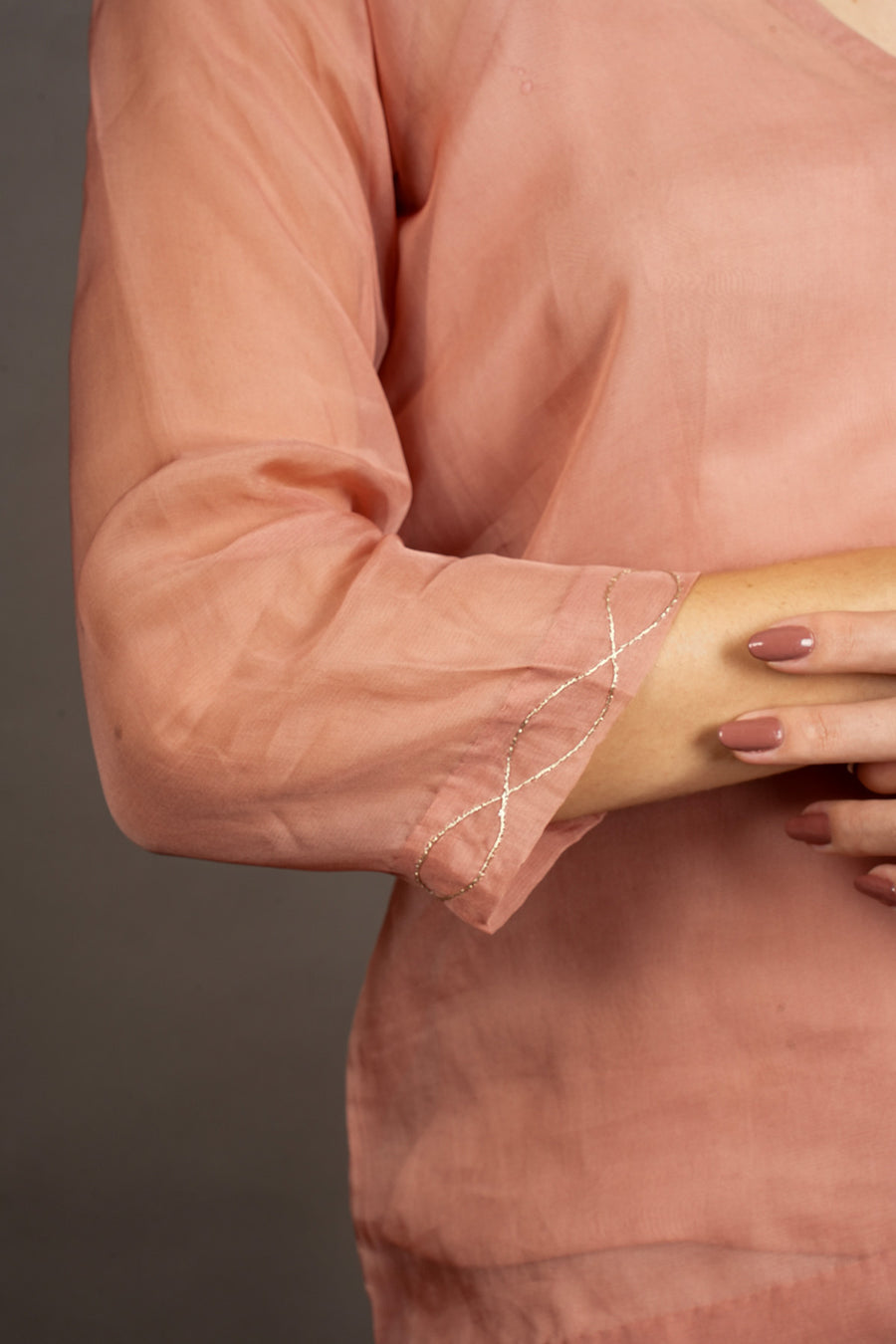 Layered Silence Kurti